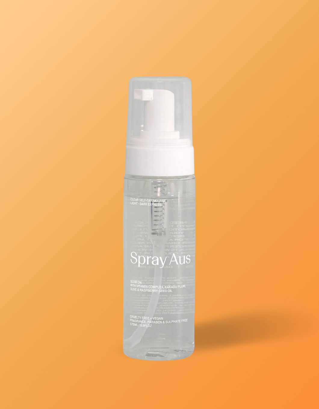 Spray Aus Clear Self Tan Mousse